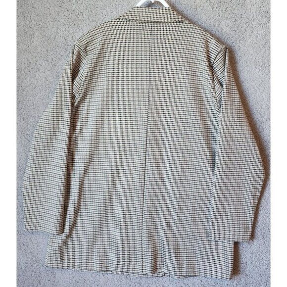 NEW Maurices Women's Double Breasted Blazer Jacket Houndstooth Tan/Brown Size XL - Picture 13 of 15